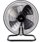 冷暖房・空調機器 工場扇 ＴＲＵＳＣＯ　全閉式工場扇ルフトハーフェン据え置きタイプ　アルミハネ　ブラック　  (TFLHA-45A-BK)