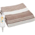 広電 (KODEN) 電気毛布 敷き 130×80cm ブラウン 洗える 抗菌防臭 おやすみおはようタイマー 室温センサー 12hOFF スライド温度調節 ダニ退治 CWS403B-BG
