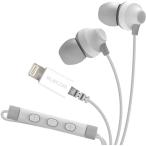  Elecom Lightning подключение наушники Mike /FAST MUSIC(TM) EHP-LF12CM WH