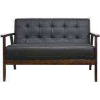 クロシオ(Kuroshio) 2Pソファ オスロ ブラック