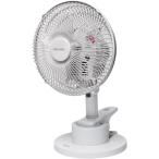 テクノス TEKNOS卓上＆クリップ2WAY扇風機 ホワイト CI-2184