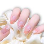 искусственные ногти 24 шт. комплект присоединение коготь градация розовый Sakura Sakura глянец коготь рука палец детали двусторонний лента 48 листов палочка напильник алкоголь накладка имеется лепесток 