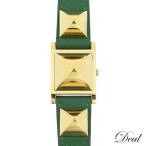 ショッピング文字盤カラー HERMES エルメス メドール ホワイト文字盤 レディース 腕時計