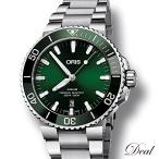 未使用 保管品 ORIS オリス アクイス デイト 01 733 7730 4157 グリーン メンズ 腕時計