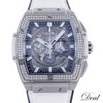 日本限定 ベゼルダイヤ HUBLOT ウブロ スピリット オブ ビッグバン チタニウム ホワイト 601.NE.0172.LR.1104.JPN19 メンズ 腕時計