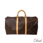 LOUIS VUITTON Louis * Vuitton ключ poru50 M41426 монограмма Brown мужской сумка "Boston bag" LV