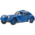 ミニカー・モデルカー 1938 Bugatti Type 57SC Atlantic with Metal Wire-Spoke Wheels Blue 1/43 Diecast Model Car by Autoart 50947 輸入品