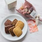 母の日 クッキー缶 ギフト スイーツ DEAN & DELUCA イーズ クッキーとドライフラワーのセット