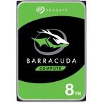送料無料 Seagate ST8000DM004 [BarraCuda 8TB 5400RPM 256MB SATA 6.0Gb/s 3.5インチ内蔵 ハードディスク ドライブ] (沖縄離島送料別途)