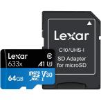  бесплатная доставка Lexarre kissa -High-Performance 633x microSDXC 64GB LSDMI64GBB633A SD конверсионный адаптор приложен [ за границей li tail товар ]