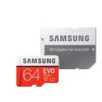  бесплатная доставка Samsung microSDXC карта 64GB EVO+ Class10 UHS-I максимальный скорость R:100MB/s W:20MB/s 4K MB-MC64HA адаптор имеется [ за границей li tail товар ]