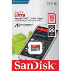  бесплатная доставка SanDisk SanDisk flash карта microSDHC 98MB/s 16GB Ultra SDSQUAR-016G-GN6MN адаптор нет [ за границей li tail товар ]