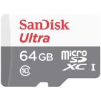  бесплатная доставка SanDisk SanDisk Ultra 64GB 100MB/s UHS-I Class 10 microSDXC Card SDSQUNR-064G-GN3MN [ за границей li tail товар ] один год гарантия 