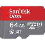 ショッピングマイクロsdカード 送料無料 SanDisk サンディスク microSDXCカード マイクロSD Ultra Class10 UHS-I A1 R:140MB/s SDSQUAB-064G-GN6MN  アダプター無し [海外リテール品]