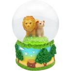 スノードーム ライオン 動物 クリスマス プレゼント アニマルフレンズ