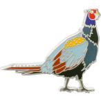 ピンズ キジ 動物 ピンバッジ ブローチ きじ とり トリ 鳥 プレゼント アニマルフレンズ 爆買 母の日