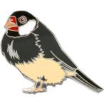 ピンズ ブンチョウ 動物 ピンバッジ ブローチ ぶんちょう 文鳥 とり トリ 鳥 プレゼント アニマルフレンズ 爆買 母の日