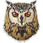 Yahoo! Yahoo!ショッピング(ヤフー ショッピング)ステッカーワッペン ミミズク 動物 刺繍  みみずく プレゼント アニマルフレンズ