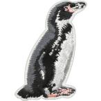 ステッカーワッペン ペンギン 動物 刺繍 プレゼント アニマルフレンズ