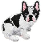 Yahoo! Yahoo!ショッピング(ヤフー ショッピング)ステッカーワッペン フレンチブルドッグ 動物 刺繍 犬 プレゼント アニマルフレンズ