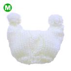  мягкая игрушка европейская одежда колпак & muffler белый M осень-зима Bear одежда надеты . изменение .. одежда подарок вязаная шапка шляпа 