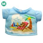  мягкая игрушка европейская одежда футболка resort M весна лето 22 Bear одежда надеты . изменение .. одежда подарок 