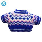  мягкая игрушка европейская одежда свитер dia голубой S осень-зима 24 новый продукт Bear одежда надеты . изменение .. одежда подарок 