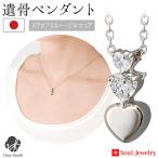 ポイント5倍 遺骨ペンダント 遺骨 アクセサリー スワロフスキー ジルコニア プルトワ ハート 納骨 遺灰