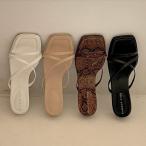 サンダル フラット レ�