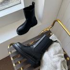 ショートブーツワークブーツサイドゴアトラックソールウェッジソールウェッジヒ...