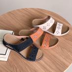 サンダル フラット 透�