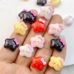  лента . есть разряд звезда type кошка. . лицо детали 5 шт. комплект * пластиковый приклеивание декоративные элементы кошка .. Star 