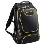 MizunoPro(ミズノプロ) 野球用バックパック 1FJD6000 09(ブラック) デイパック リュックサック ゴールド 黒 金