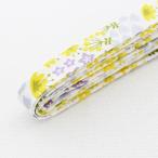 Yahoo! Yahoo!ショッピング(ヤフー ショッピング)バイアステープ/12mm巾・ふちどり（４ツ折）　19 WILDFLOWER - flower bed　【2.5m巻】　【メール便対応】