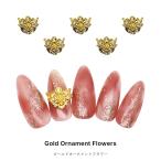 [ кошка pohs бесплатная доставка ] Nailparts Gold орнамент цветок детали 2 штук входит гель ногти ушная раковина 