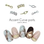 [ кошка pohs бесплатная доставка ] Nailparts акцент машина b детали все 3 вид Gold / серебряный 5 штук входит собственный ногти гель ногти 