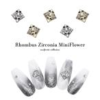 [ кошка pohs бесплатная доставка ] Nailparts циркон производства Ran автобус циркон Mini цветок детали все 2 цвет 2 штук входит собственный ногти гель ногти 