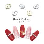 [ кошка pohs бесплатная доставка ] Nailparts Heart юг столица таблеток детали все 2 цвет [ Gold / серебряный ] 5 штук входит собственный ногти гель ногти 