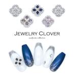 [ кошка pohs бесплатная доставка ] Nailparts циркон производства ювелирные изделия clover детали все 4 цвет 1 штук входит собственный ногти гель ногти 