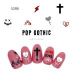 [ кошка pohs бесплатная доставка ] наклейки на ногти pop готический наклейка [MS-C032] собственный ногти гель ногти 