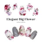 [ кошка pohs бесплатная доставка ] наклейки на ногти elegant большой цветок наклейка [HANYI-710] собственный ногти гель ногти 