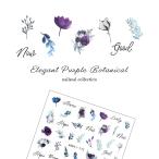 [ кошка pohs бесплатная доставка ] наклейки на ногти elegant лиловый botanikaru наклейка собственный ногти гель ногти 
