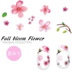 [ кошка pohs бесплатная доставка ][ есть перевод ] наклейки на ногти полный Bloom цветок наклейка [F245] собственный ногти гель ногти 