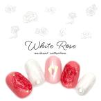 [ кошка pohs бесплатная доставка ] наклейки на ногти белый rose наклейка [MG201009-06] собственный ногти гель ногти 