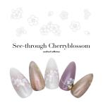 [ кошка pohs бесплатная доставка ] наклейки на ногти прозрачный Cherry bro Sam наклейка [JO-1863] собственный ногти гель ногти 