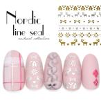 [ кошка pohs бесплатная доставка ] nordic линия наклейки на ногти [DTL-93] все 2 цвет северный олень nordic линия наклейки на ногти собственный ногти гель ногти 