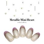 [ кошка pohs бесплатная доставка ] наклейки на ногти металлик Mini Heart наклейка [to2352][ Gold / серебряный ] собственный ногти гель ногти 