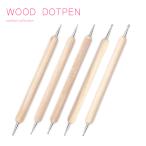 [ кошка pohs бесплатная доставка ] ногти tool дерево точка авторучка 5 шт. комплект гель ногти 