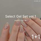 [ кошка pohs бесплатная доставка ] [ товар с некоторыми замечаниями ] select гель комплект vol.1 гель 2 штук входит [ магнит / flash ] MG505 flash гель гель ногти 