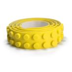 レゴ LEGO デュプロ 互換性 シリコンブロックテープ ２ドット100cm 切れる 曲がる イエロー 黄色